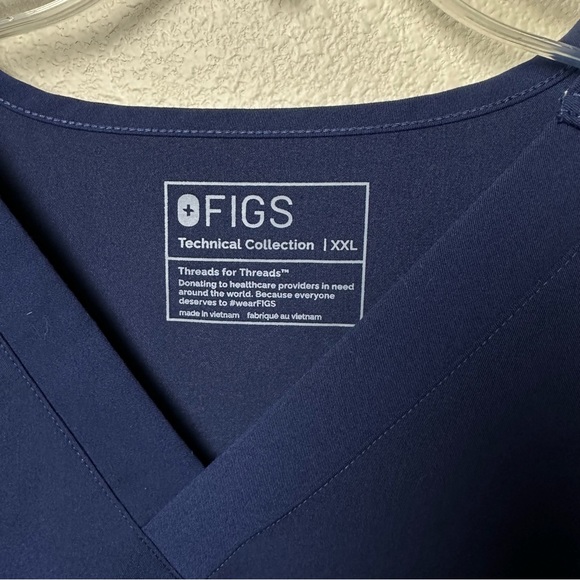 FIGS Mens Leon XXL - Navy - Picture 2 of 4